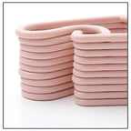 Perchas para ropa de bebé perchas de plástico portátiles para abrigos, toallas y bufandas, con diseño resistente al viento, ideales para organizar la ropa infantil.