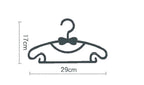 Perchas para ropa de bebé perchas de plástico portátiles para abrigos, toallas y bufandas, con diseño resistente al viento, ideales para organizar la ropa infantil.