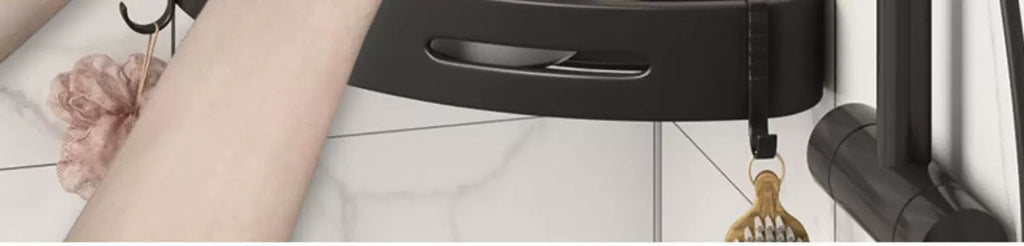 Soporte adhesivo para baño estante organizador para ducha, repisa de almacenamiento sin taladrar, esquinero para baño y toallero.