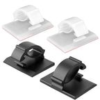 Clips organizadores de cables, soportes para cables, gestor de cables para escritorio o estación de trabajo, organizador para cables de carga USB y datos, enrollador de cables.
