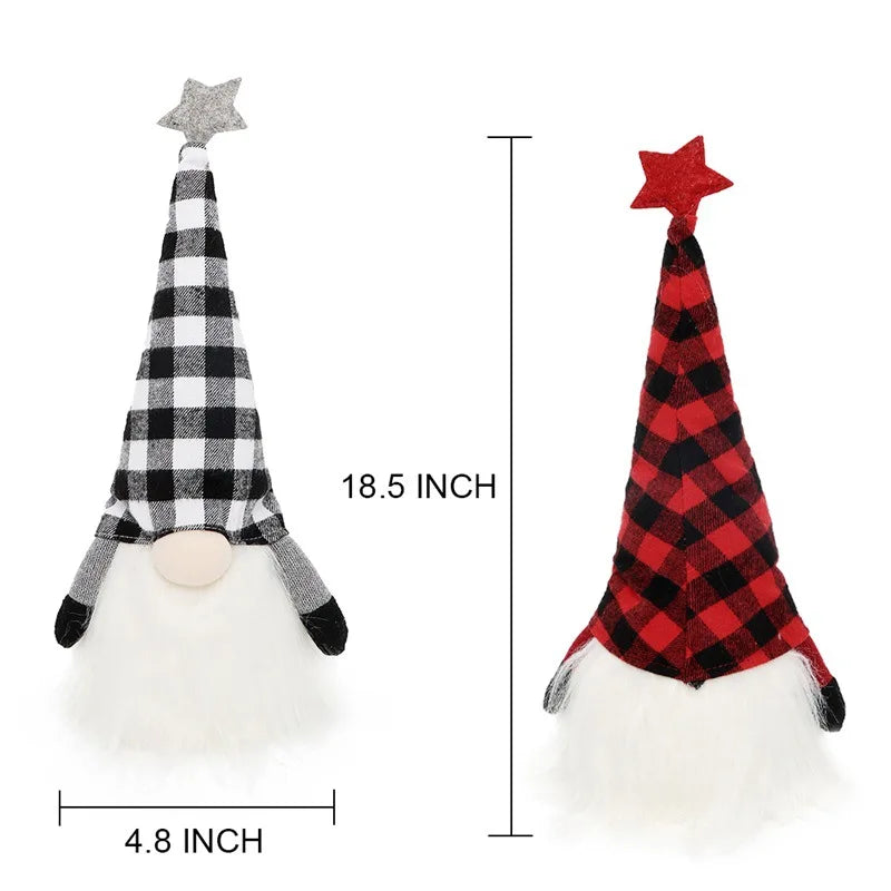 20/30cm LED Faceless Doll Elf Gnome with Lights Christmas Decoration Home Merry Christmas Navidad Children New Year Gift  2025