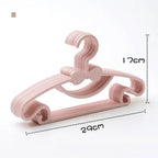 Perchas para ropa de bebé perchas de plástico portátiles para abrigos, toallas y bufandas, con diseño resistente al viento, ideales para organizar la ropa infantil.