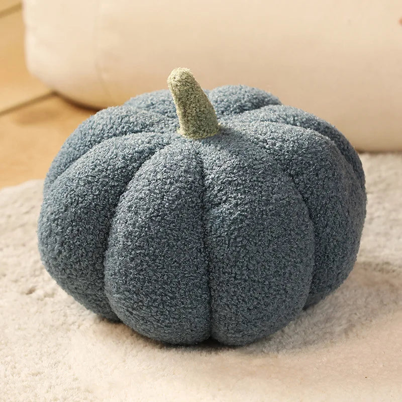 Cojín de asiento mullido, adorable cojín decorativo con forma de calabaza, cojín supersuave para la zona lumbar, el sofá o el alféizar de la ventana; adorno de calabaza para Halloween.