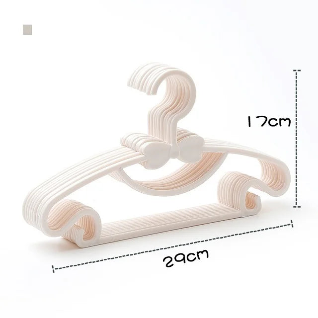 Perchas para ropa de bebé perchas de plástico portátiles para abrigos, toallas y bufandas, con diseño resistente al viento, ideales para organizar la ropa infantil.