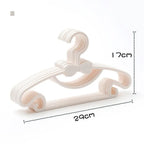 Perchas para ropa de bebé perchas de plástico portátiles para abrigos, toallas y bufandas, con diseño resistente al viento, ideales para organizar la ropa infantil.