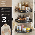 Soporte adhesivo para baño estante organizador para ducha, repisa de almacenamiento sin taladrar, esquinero para baño y toallero.